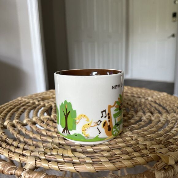 Starbucks NEW ORLEANS You Are Here Collection 14oz Ceramic Coffee Mug 2015 - Picture 3 of 6